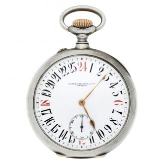 Swiss Chronometer Gondolo watch with 24 hour dial Circa 1908