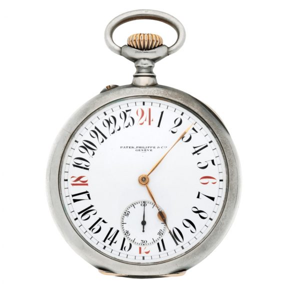 Swiss Chronometer Gondolo watch with 24 hour dial Circa 1908