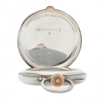 Swiss Chronometer Gondolo watch with 24 hour dial Circa 1908