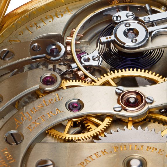 Swiss gold open faced pocket chronometer watch Circa 1903 Swiss gold open faced pocket chronometer watch Circa 1903