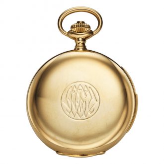 Swiss gold minute repeating hunting cased watch Circa 1903