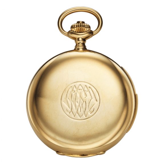 Swiss gold minute repeating hunting cased watch Circa 1903 Swiss gold minute repeating hunting cased watch Circa 1903