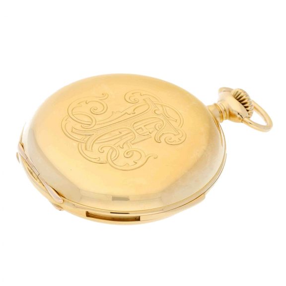 Swiss yellow gold five minute repeating pocket watch Circa 1902 Swiss yellow gold five minute repeating pocket watch Circa 1902