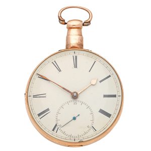 English 18 carat gold rack lever pocket watch Circa 1810