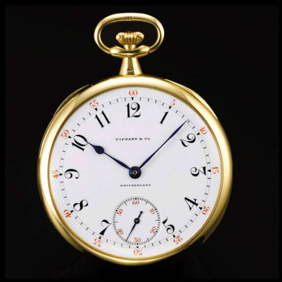 Swiss gold open faced keyless lever watch Circa 1916