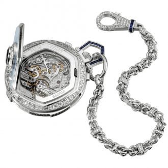 Unique Swiss minute repeating chronograph watch Circa 2000