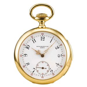 Swiss gold minute repeating keyless lever watch Circa 1901