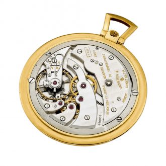 Beautiful Swiss watch with enamel miniature Circa 1948