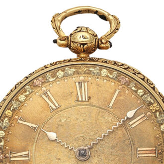 English 18 carat gold key wind lever pocket watch Circa 1835