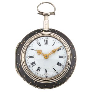 English silver early quarter repeating watch Circa 1710