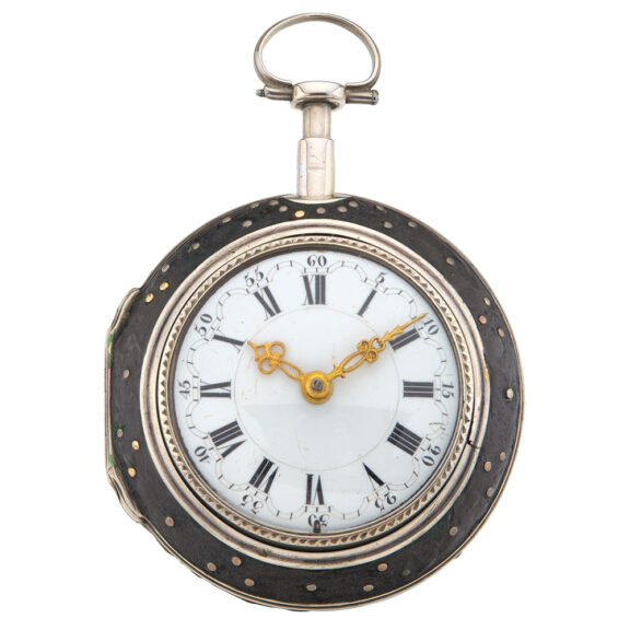 Early English silver quarter repeating verge watch Circa 1710 Early English silver quarter repeating verge watch Circa 1710