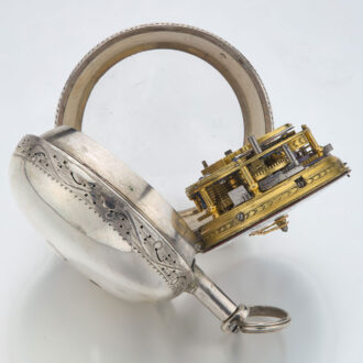 English silver early quarter repeating watch Circa 1710