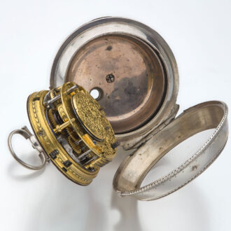 English silver early quarter repeating watch Circa 1710