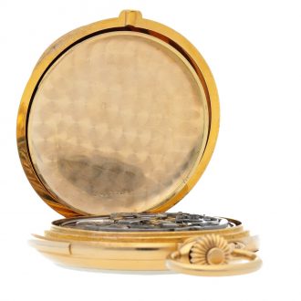 Swiss minute repeating chronograph with register Circa 1910