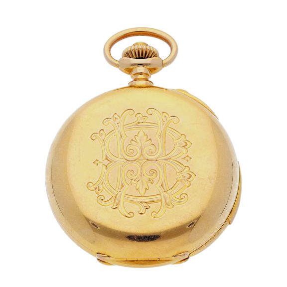 Swiss repeater with split seconds chronograph Circa 1900 Swiss repeater with split seconds chronograph Circa 1900