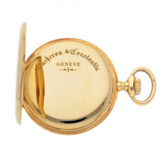 Swiss 18k gold open faced lever pocket watch Circa 1910 Swiss 18k gold open faced lever pocket watch Circa 1910