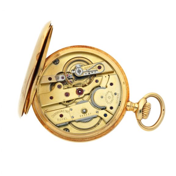 Swiss 18k gold open faced lever pocket watch Circa 1910 Swiss 18k gold open faced lever pocket watch Circa 1910