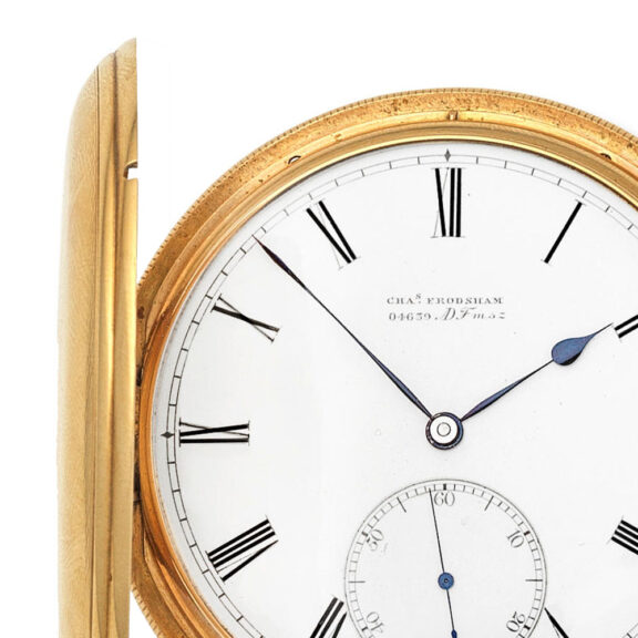 English 18K gold hunting cased lever pocket watch Circa 1872 English 18K gold hunting cased lever pocket watch Circa 1872