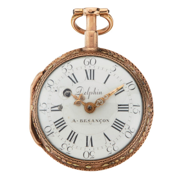 Rare French quarter repeater with visible striking Circa 1780 Rare French quarter repeater with visible striking Circa 1780