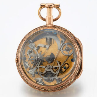 Rare French quarter repeater with visible striking Circa 1780