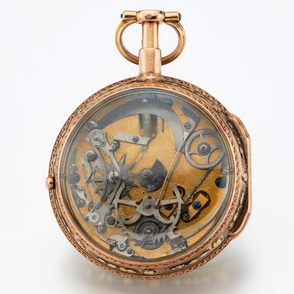 Rare French quarter repeater with visible striking Circa 1780 Rare French quarter repeater with visible striking Circa 1780