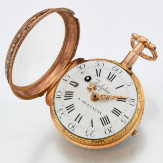 Rare French quarter repeater with visible striking Circa 1780