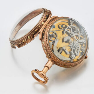 Rare French quarter repeater with visible striking Circa 1780