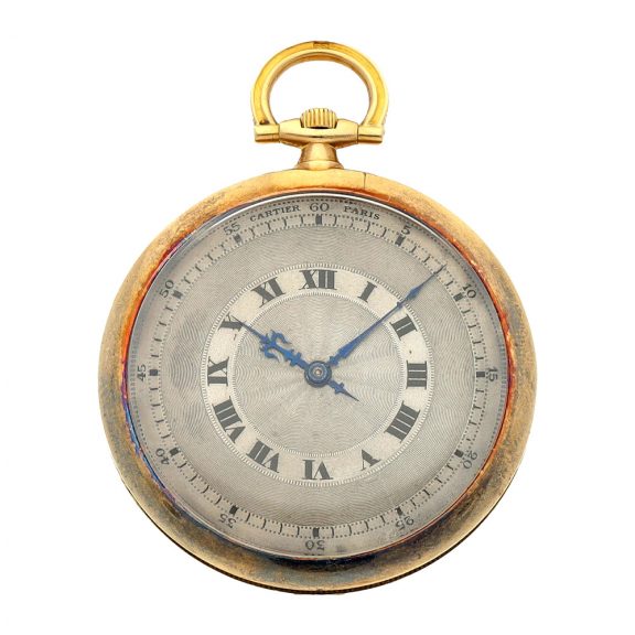 French 18 carat gold open faced pocket watch Circa 1930 French 18 carat gold open faced pocket watch Circa 1930