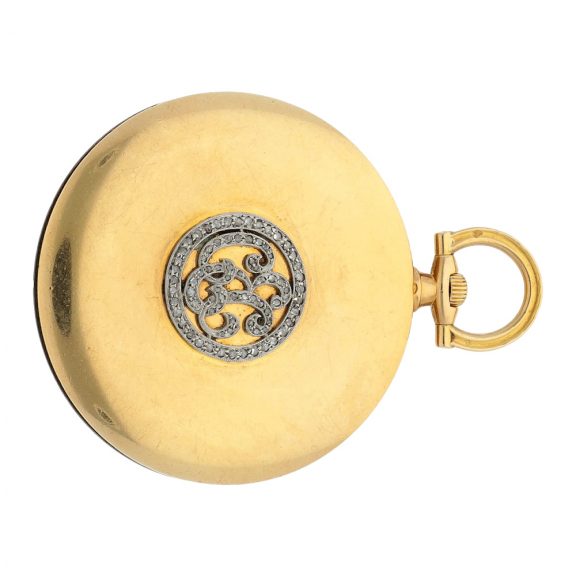 French 18 carat gold open faced pocket watch Circa 1930 French 18 carat gold open faced pocket watch Circa 1930