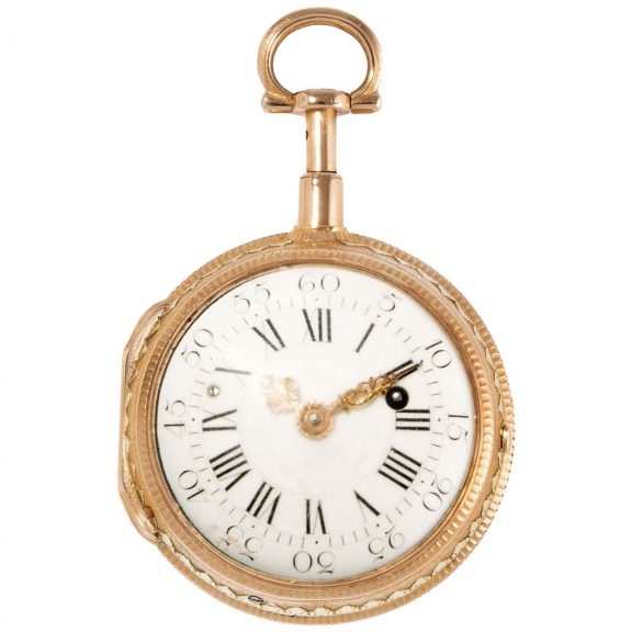 French 18K gold quarter repeating pocket watch Circa 1780 French 18K gold quarter repeating pocket watch Circa 1780