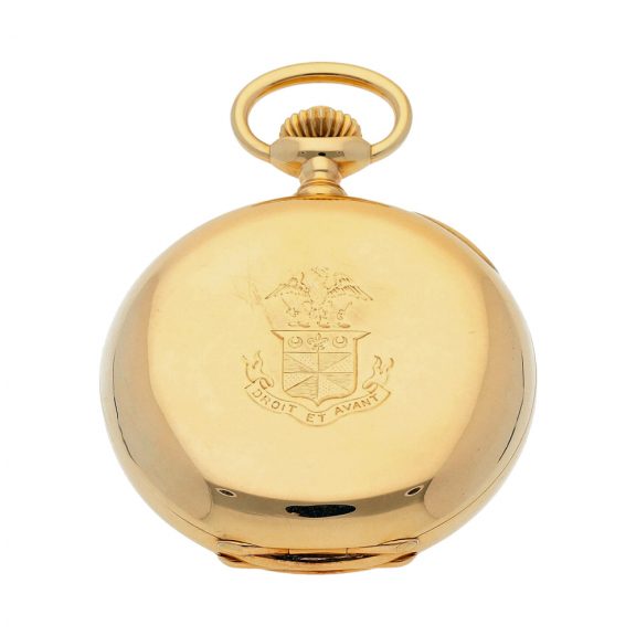 Swiss gold minute repeating Trip Train lever watch Circa 1902 Swiss gold minute repeating Trip Train lever watch Circa 1902