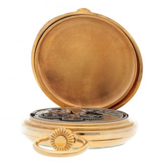 Swiss gold trip minute repeating lever watch Circa 1902 Swiss gold trip minute repeating lever watch Circa 1902