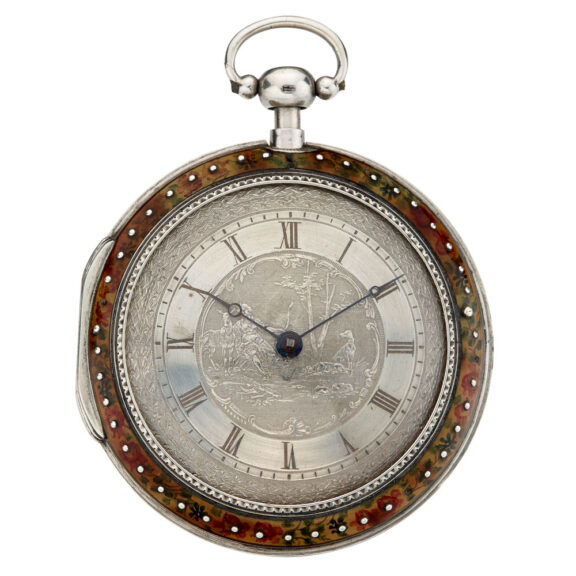 French quarter repeater in underpainted case Circa 1830 French quarter repeater in underpainted case Circa 1830