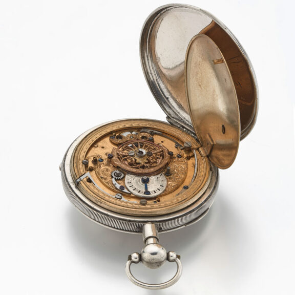 Rare French quarter repeater in underpainted case Circa 1830 Rare French quarter repeater in underpainted case Circa 1830