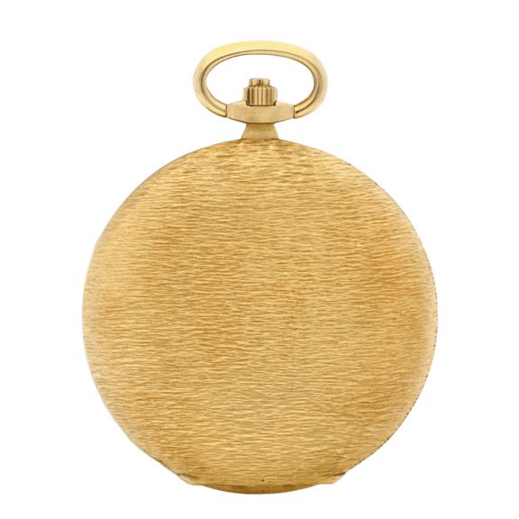Swiss yellow gold hunting cased keyless pocket watch Circa 1970 Swiss yellow gold hunting cased keyless pocket watch Circa 1970