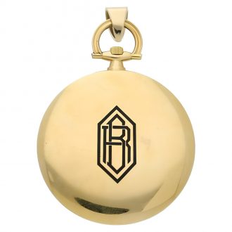 Rare French gold lever pocket watch by Cartier Circa 1925