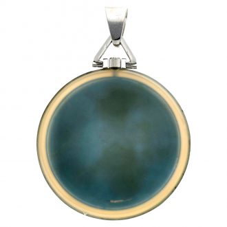 Fine French chalcedony, enamel and diamond set watch Circa 1920