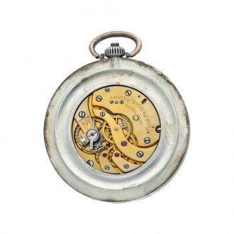 Unusual Swiss silver concealed medallion watch Circa 1922 Unusual Swiss silver concealed medallion watch Circa 1922