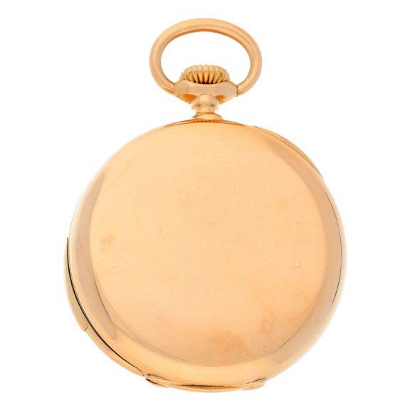 Swiss gold five minute repeating lever watch Circa 1899 Swiss gold five minute repeating lever watch Circa 1899