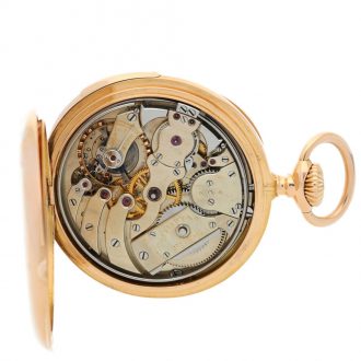 Swiss gold five minute repeating lever watch Circa 1899