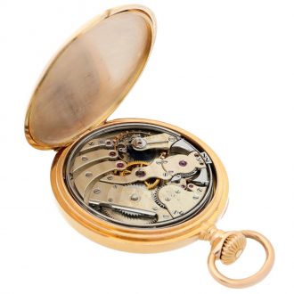 Swiss gold five minute repeating lever watch Circa 1899