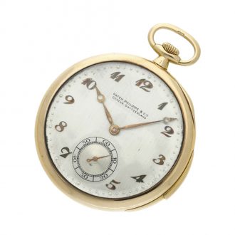 Swiss gold minute repeating lever pocket watch Circa 1920