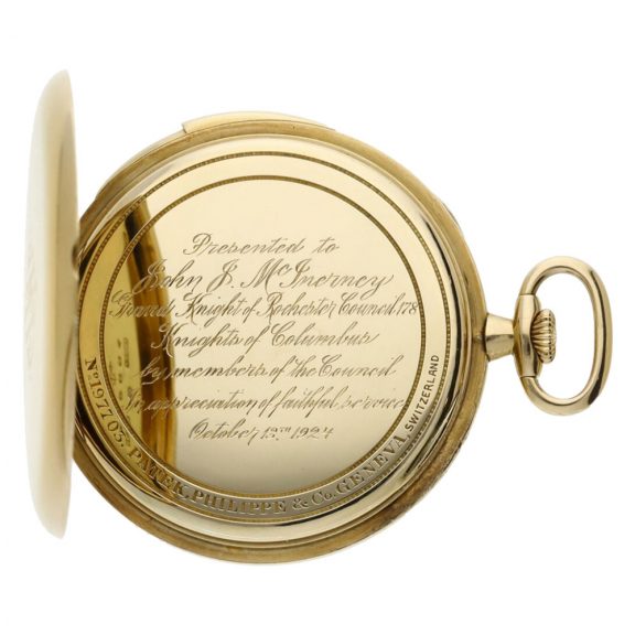 Swiss gold minute repeating lever pocket watch Circa 1920 Swiss gold minute repeating lever pocket watch Circa 1920