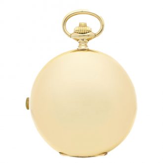 Swiss gold pocket chronograph watch with register Circa 1900