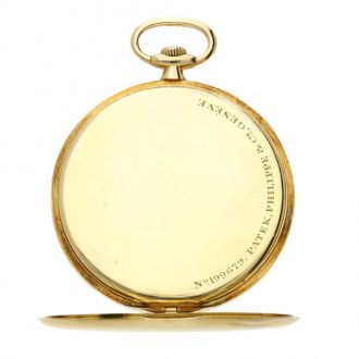 Swiss 18 carat gold open faced keyless lever watch Circa 1925