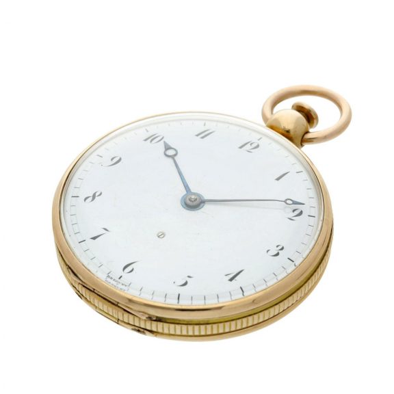 French open faced quarter repeating pocket watch Circa 1807 French open faced quarter repeating pocket watch Circa 1807