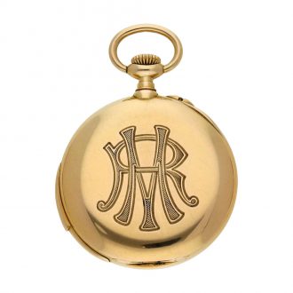 Swiss gold five minute repeating pocket watch Circa 1910
