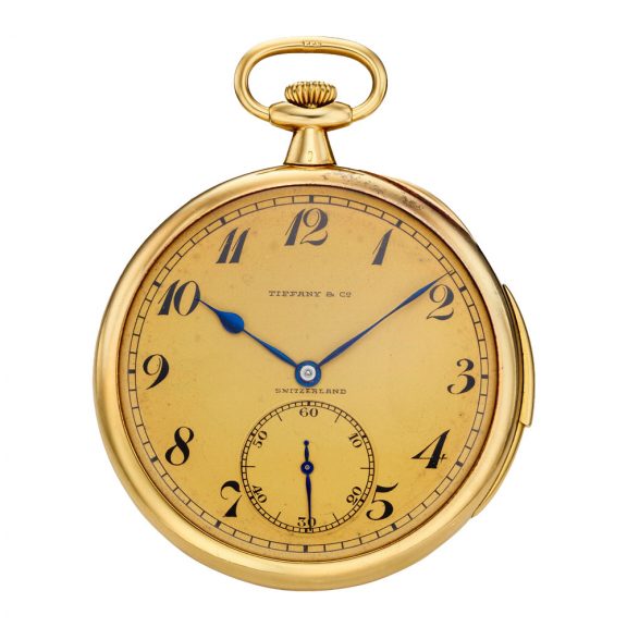 Swiss yellow gold minute repeating lever watch Circa 1919