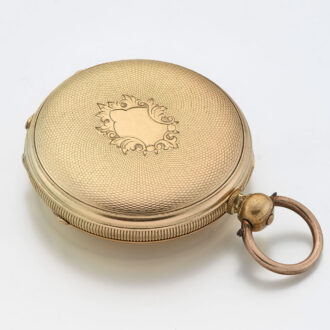 English gilt jumping seconds duplex watch Circa 1804