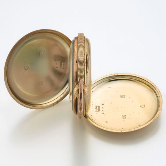 English gilt jumping seconds duplex watch Circa 1804 English gilt jumping seconds duplex watch Circa 1804